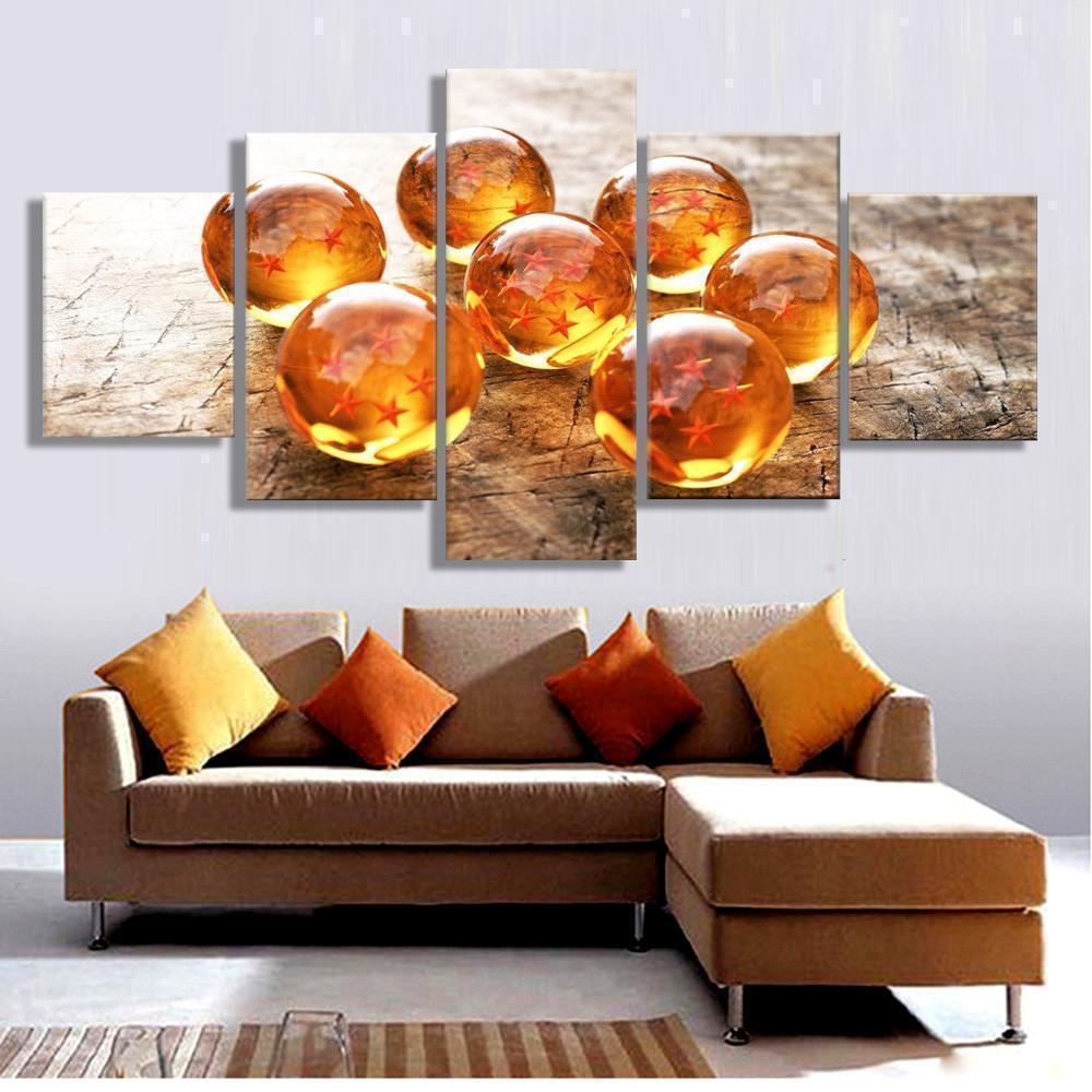 Dragon Balls Movie Canvas Wall Art