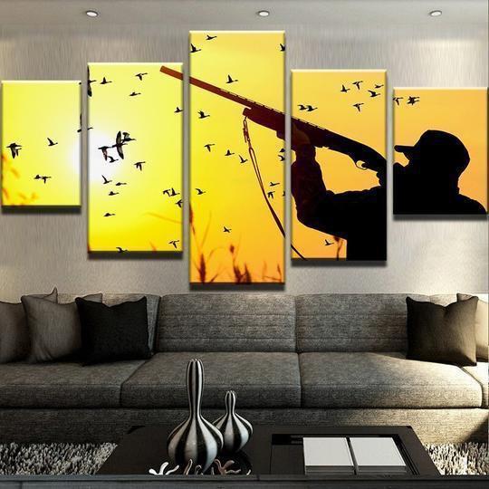 Duck Hunting 2 Hunting Canvas Wall Art