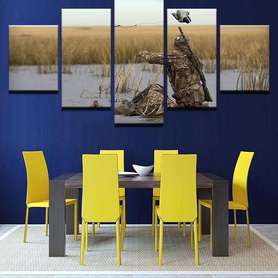 Duck Hunting Sport Canvas Wall Art