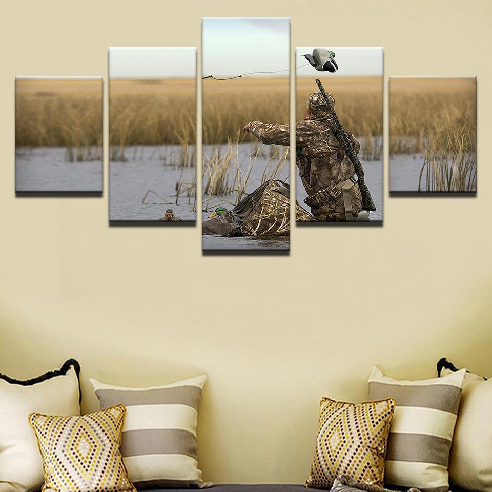Duck Hunting Sport Canvas Wall Art