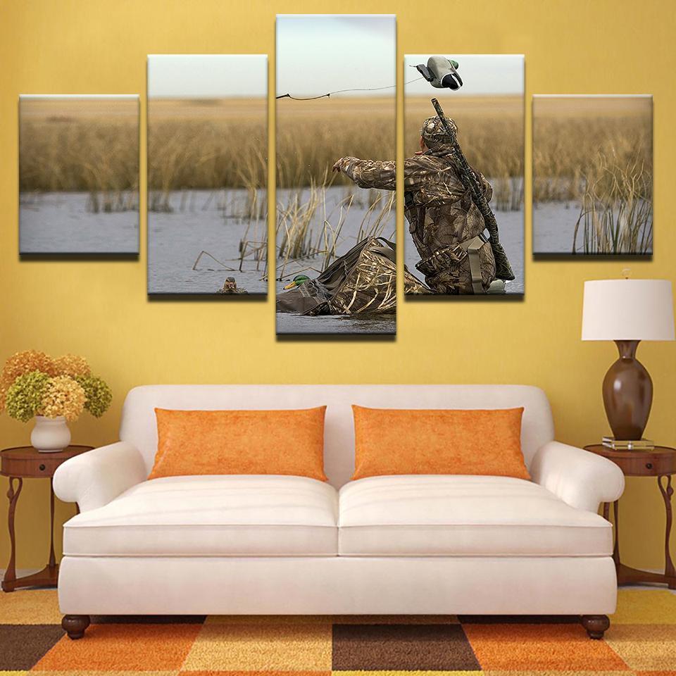 Duck Hunting Sport Canvas Wall Art