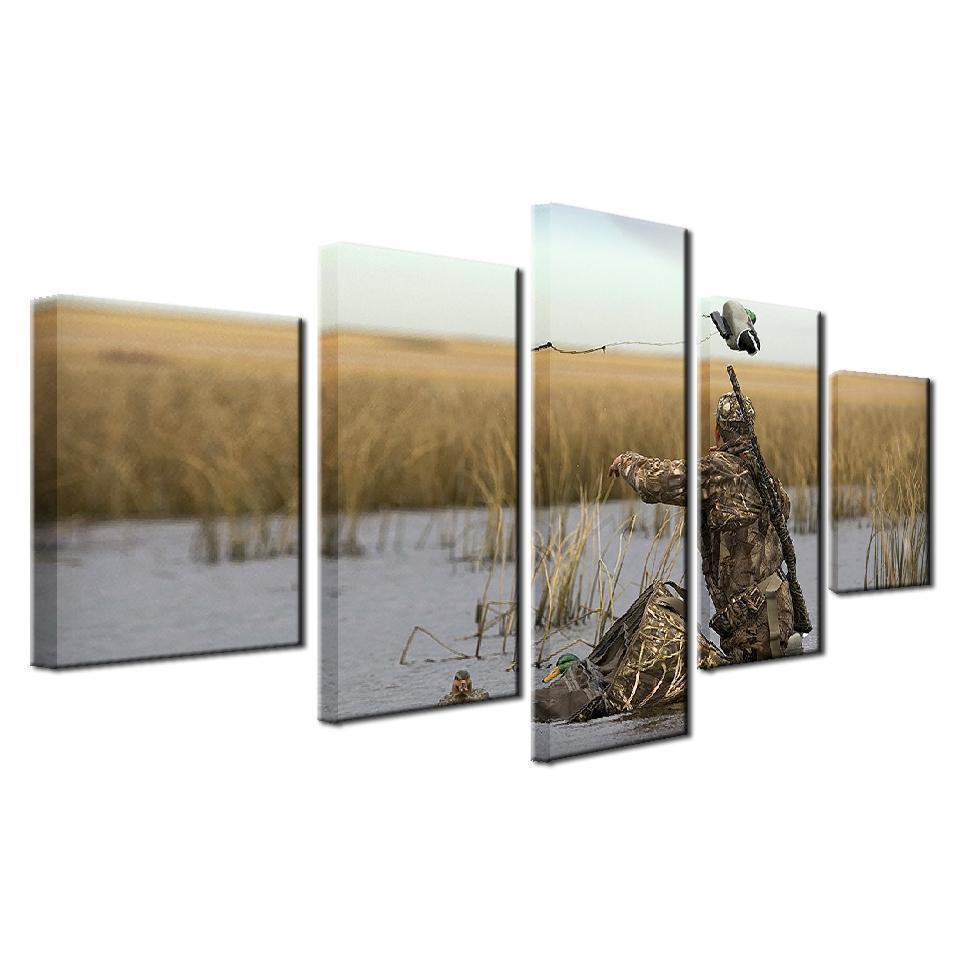 Duck Hunting Sport Canvas Wall Art