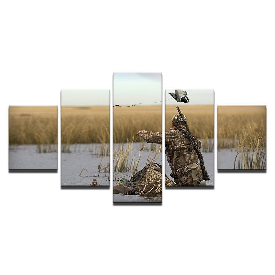 Duck Hunting Sport Canvas Wall Art