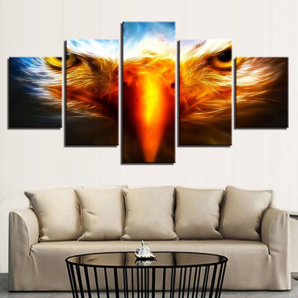 Eagle Eye Animal Canvas Wall Art