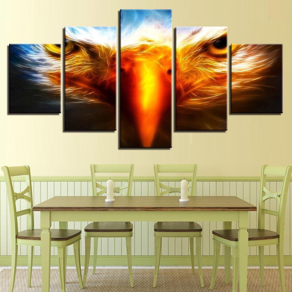 Eagle Eye Animal Canvas Wall Art