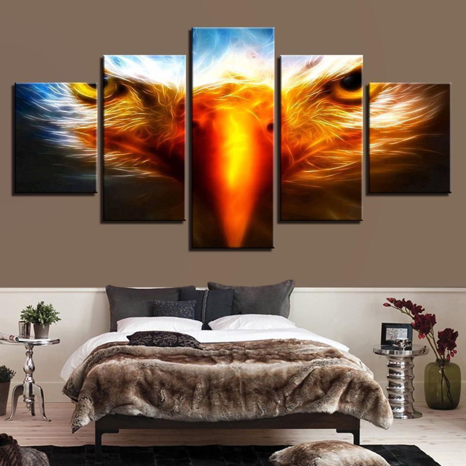 Eagle Eye Animal Canvas Wall Art