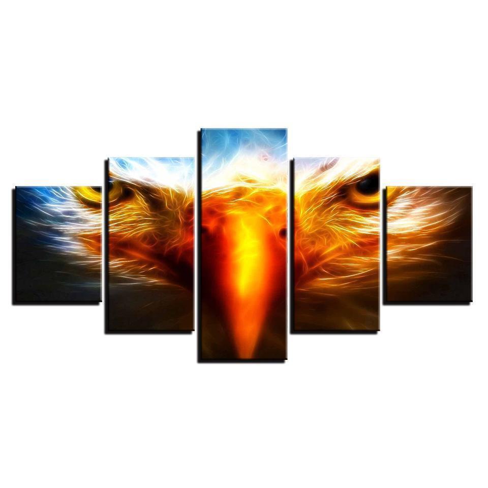 Eagle Eye Animal Canvas Wall Art