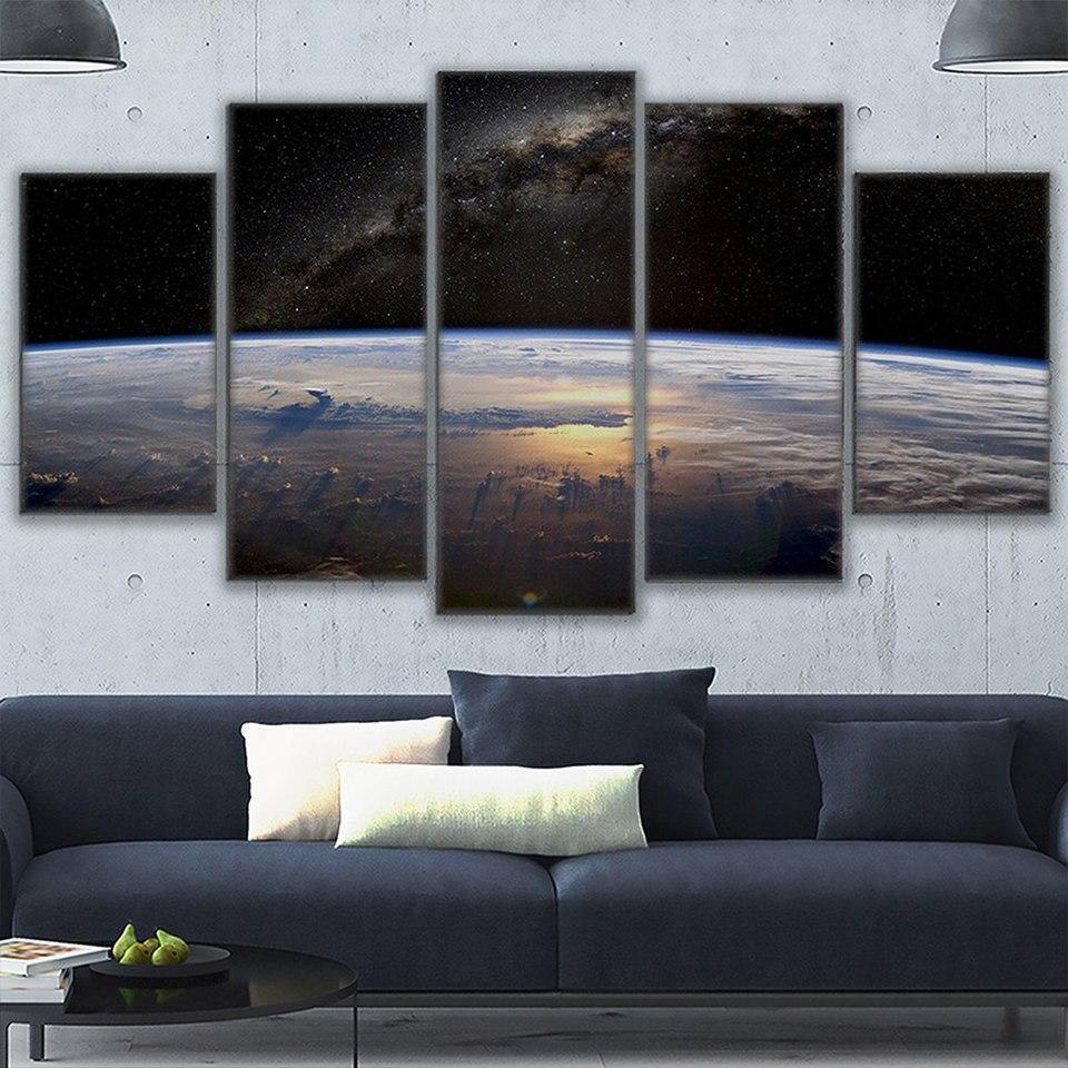Earth Surface Canvas Wall Art
