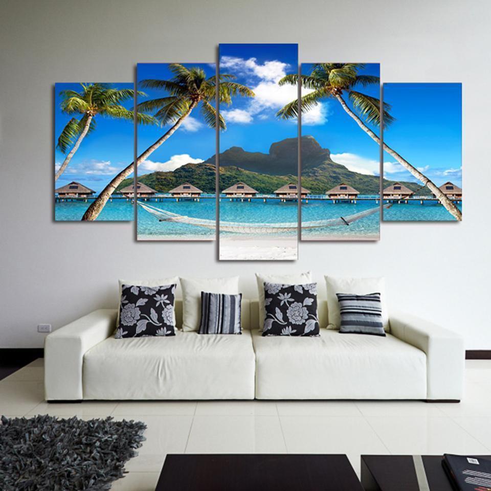 Eascape Surf Sand Beach Nature Canvas Wall Art