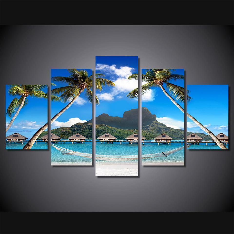 Eascape Surf Sand Beach Nature Canvas Wall Art