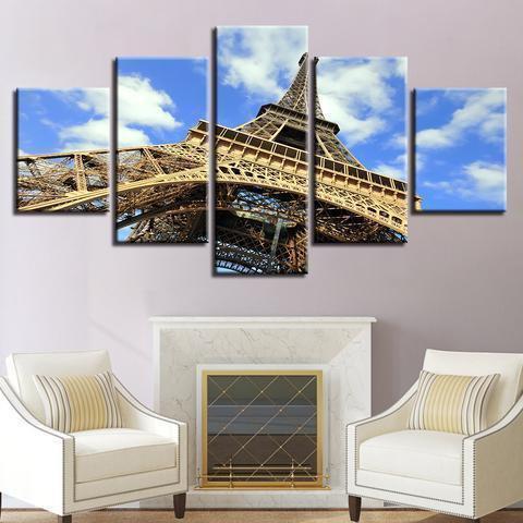 Eiffel Tower 1 Nature Canvas Wall Art