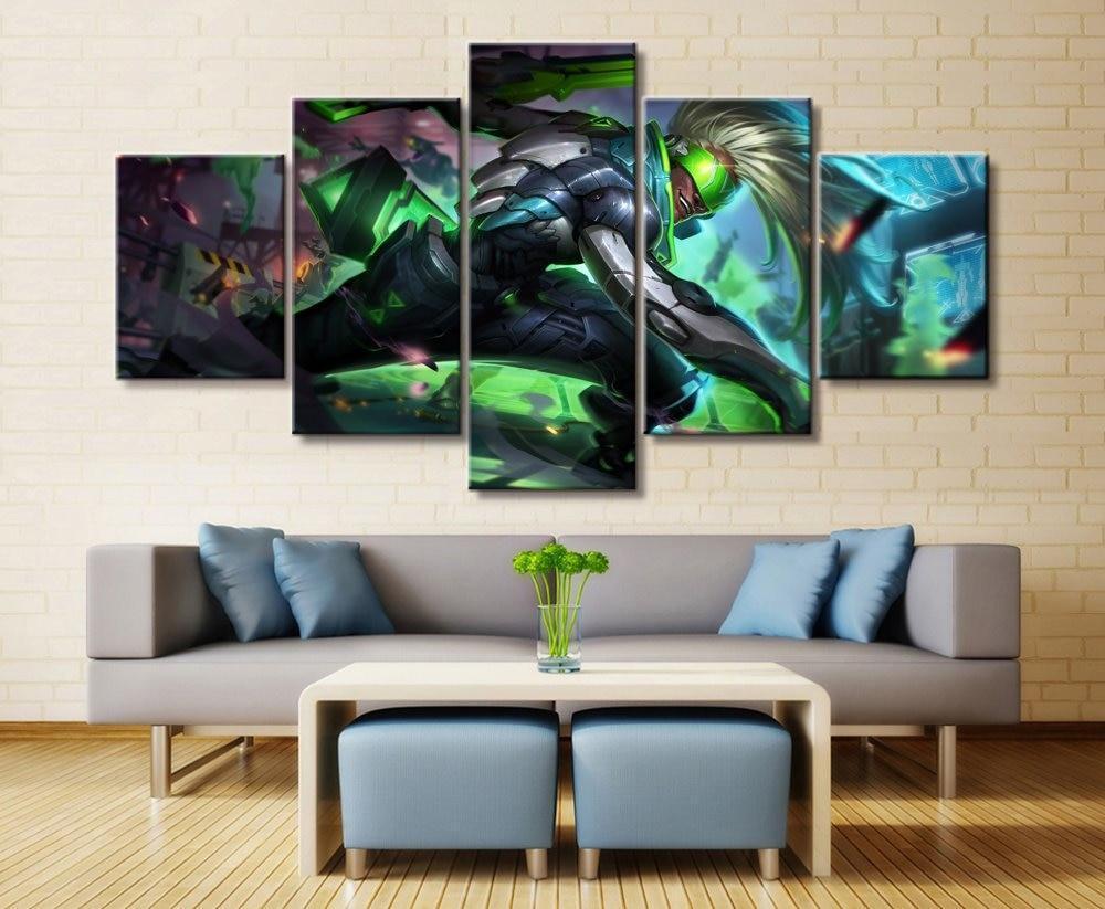 LOL League Of Legends Ekko Game Canvas Wall Art