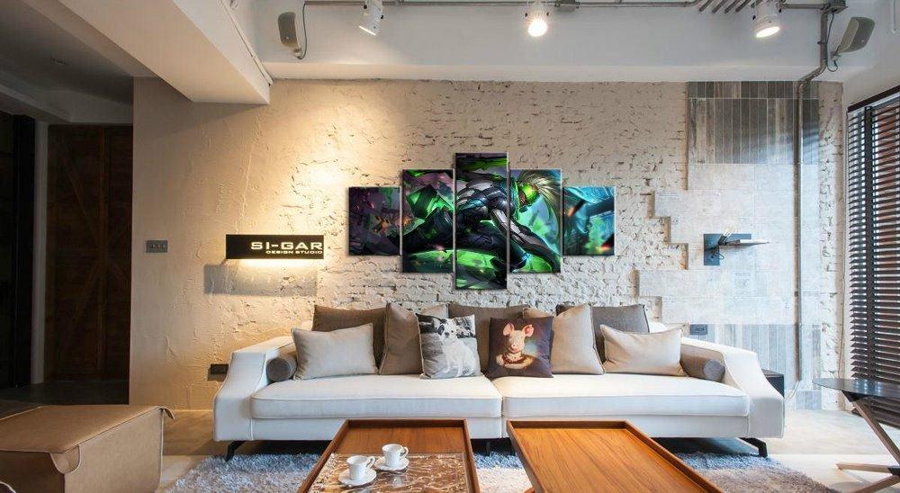 LOL League Of Legends Ekko Game Canvas Wall Art