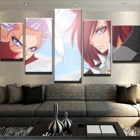 Erza And Mirajane Anime Canvas Wall Art