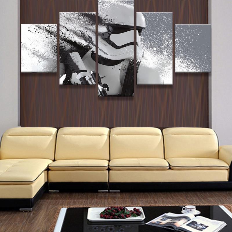 Evaporate Stormtrooper Star Wars Movie Canvas Wall Art