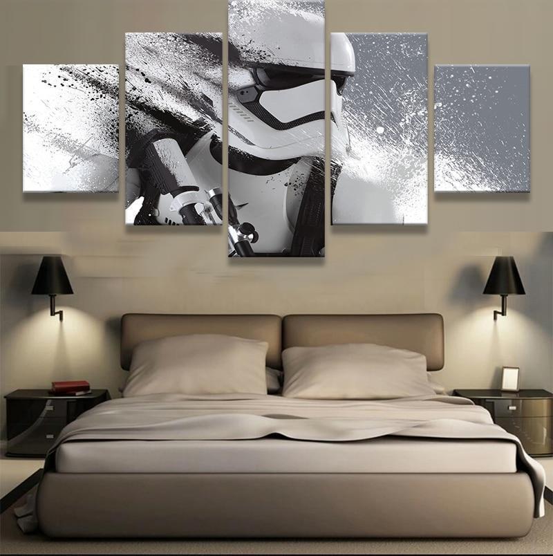 Evaporate Stormtrooper Star Wars Movie Canvas Wall Art