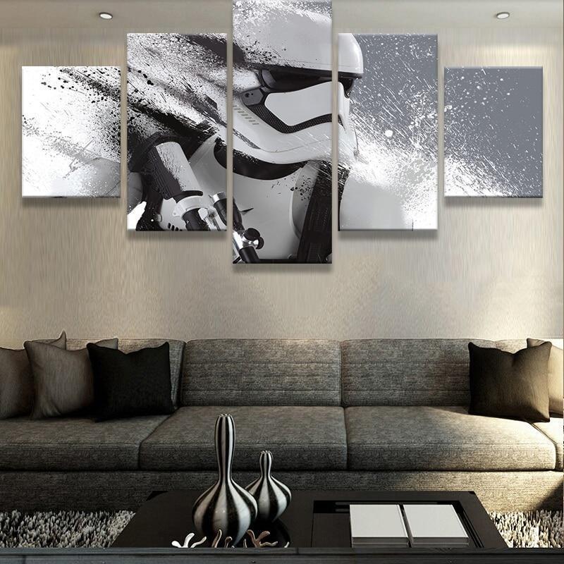 Evaporate Stormtrooper Star Wars Movie Canvas Wall Art