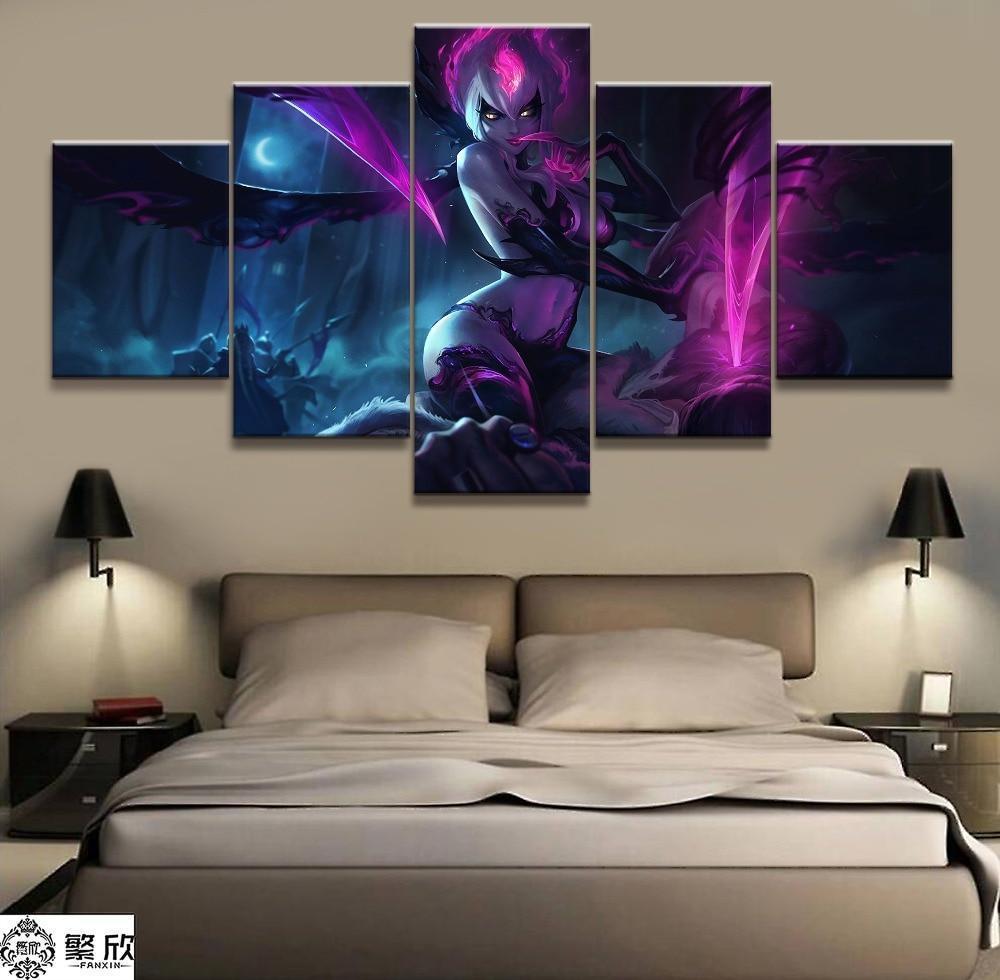 LOL League Of Legends Evelynn 3 Gaming Canvas Wall Art