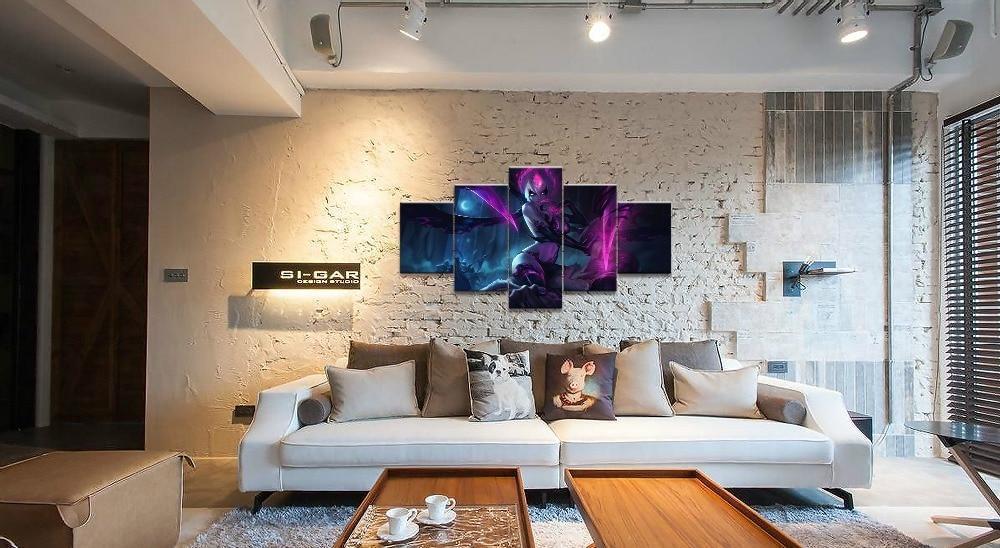 LOL League Of Legends Evelynn 3 Gaming Canvas Wall Art
