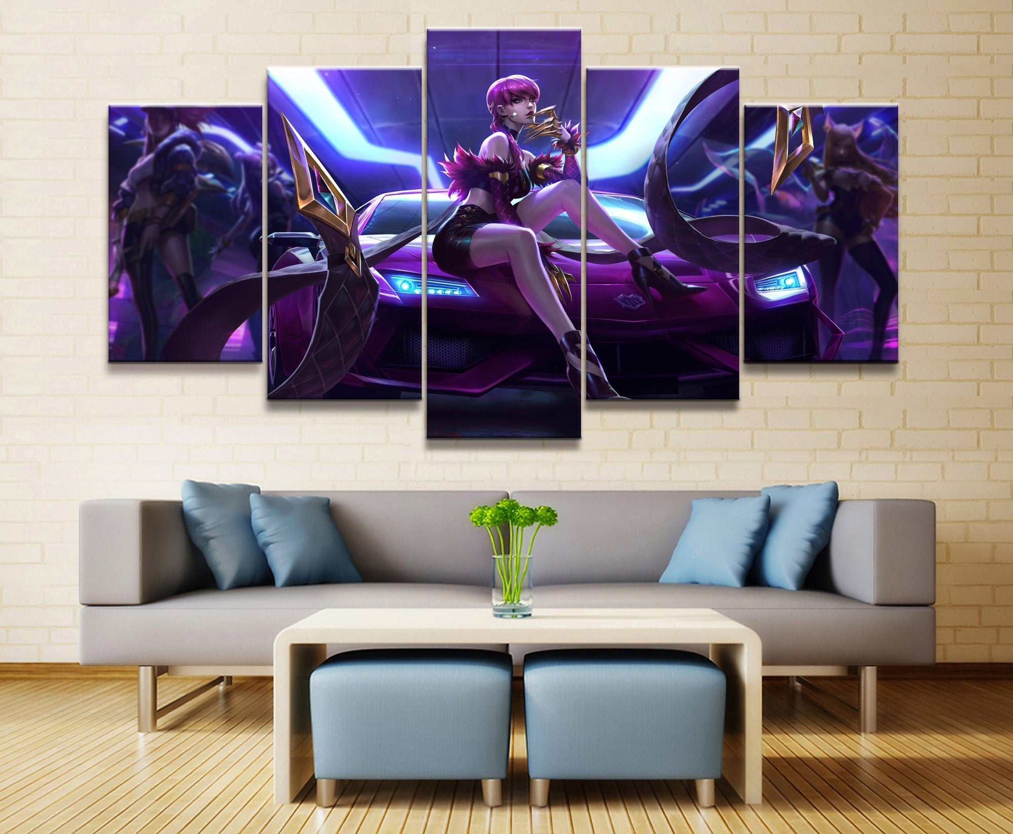 LOL League Of Legends Evelynn Game Canvas Wall Art