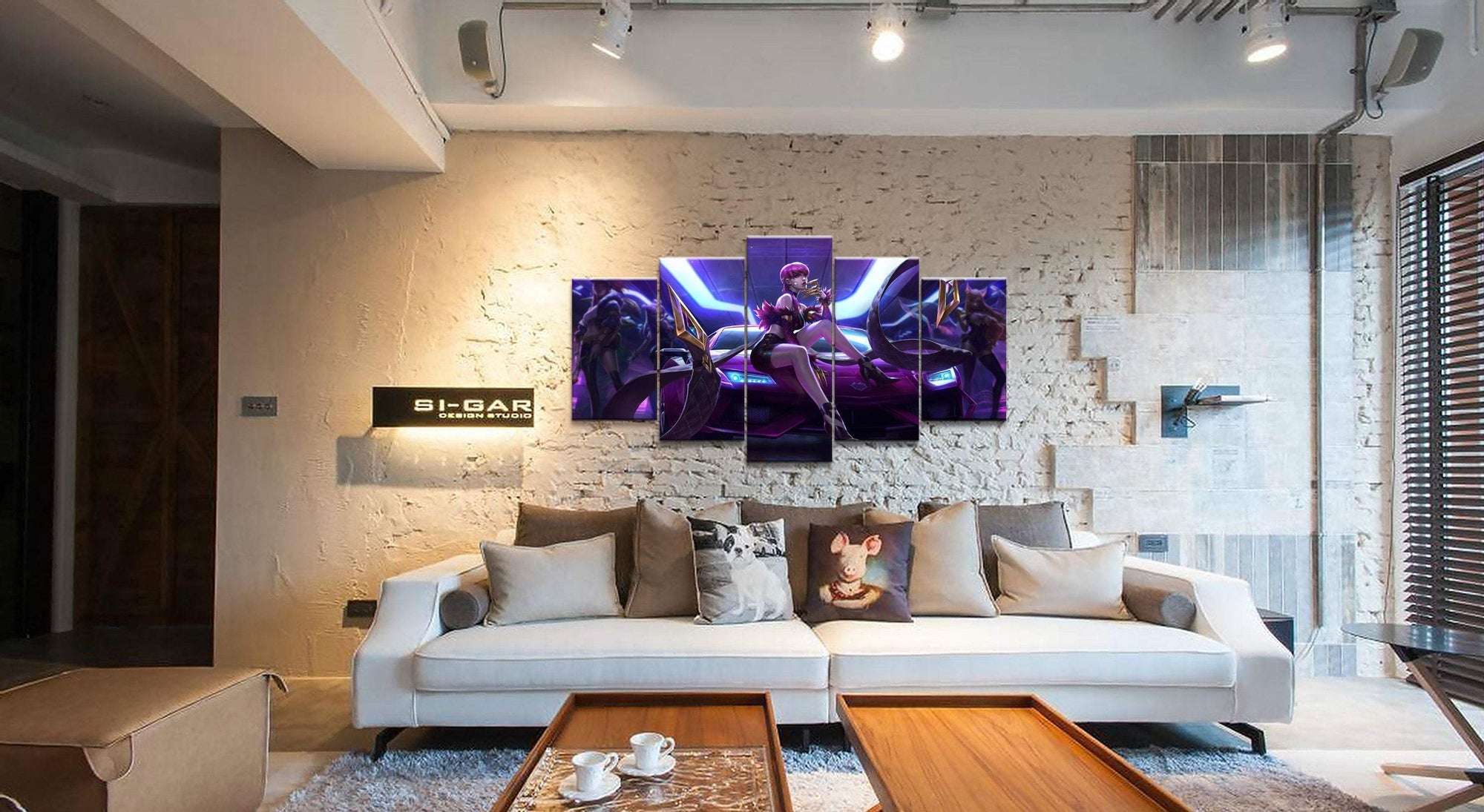 LOL League Of Legends Evelynn Game Canvas Wall Art