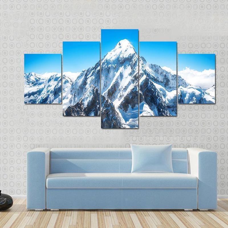 Everest Mountain Peak 1 Nature Canvas Wall Art