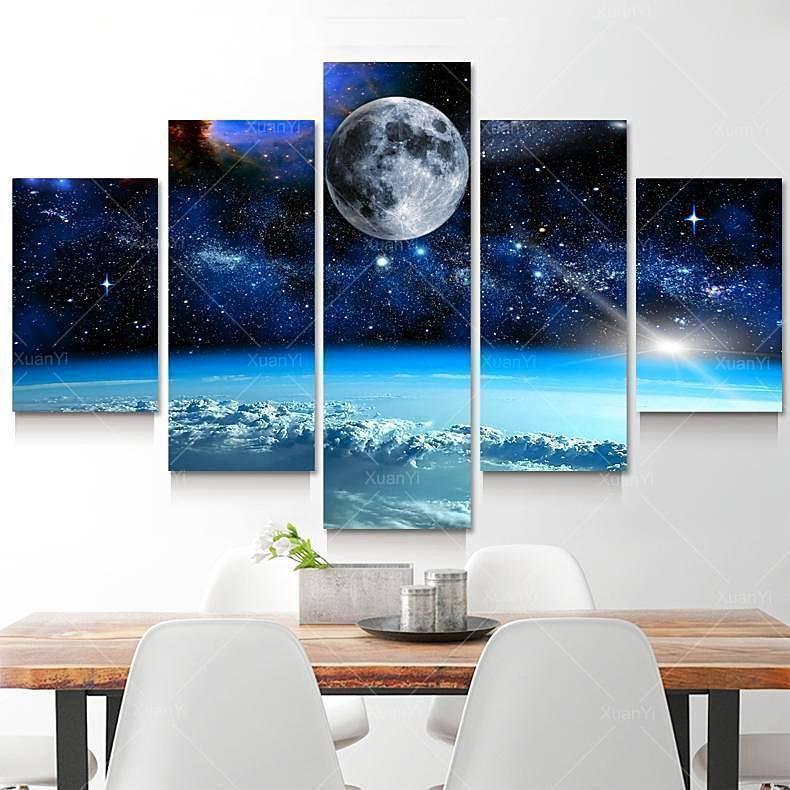 Eye On The Sky Space Universe Canvas Wall Art (no Frame)