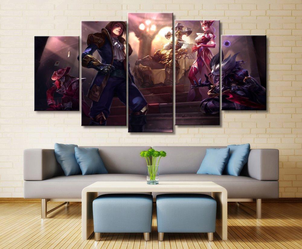 LOL League Of Legends Ezreal 3 Gaming Canvas Wall Art
