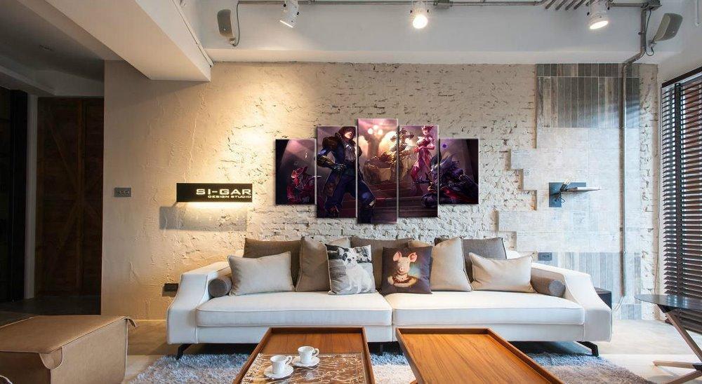 LOL League Of Legends Ezreal 3 Gaming Canvas Wall Art