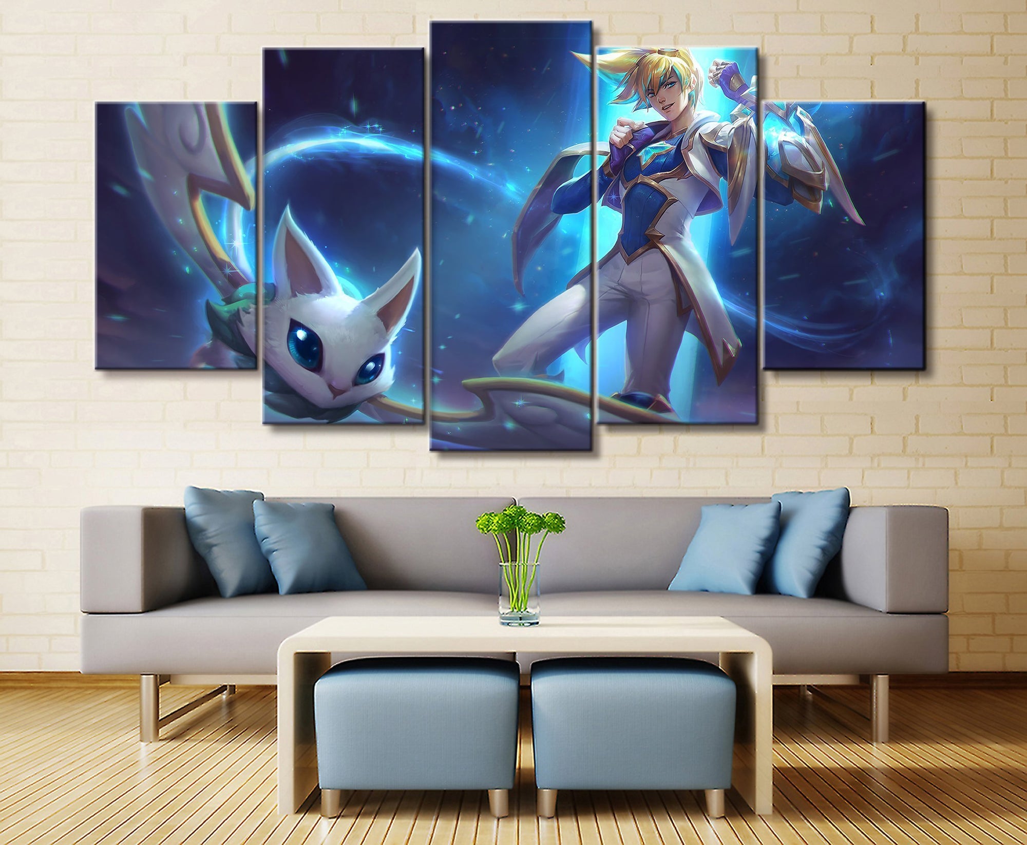 LOL League Of Legends Ezreal Gaming Canvas Wall Art