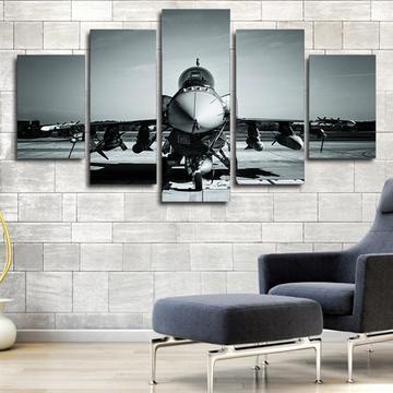 F16 Fighting Falcon Airplane Canvas Wall Art