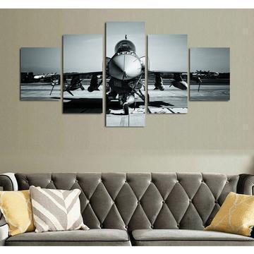 F16 Fighting Falcon Airplane Canvas Wall Art