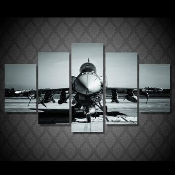 F16 Fighting Falcon Airplane Canvas Wall Art