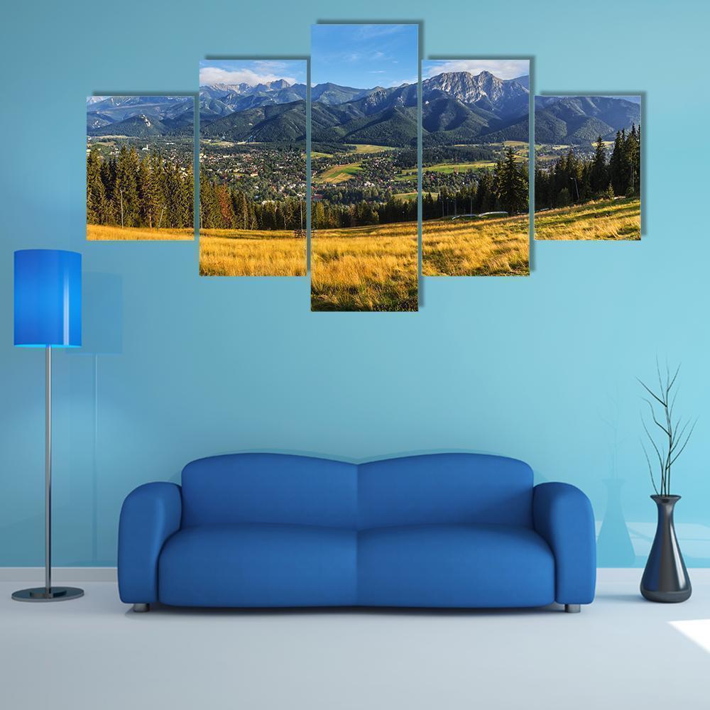 Fabulous Tatra Mountains And Zakopane In Summer Nature Canvas Wall Art