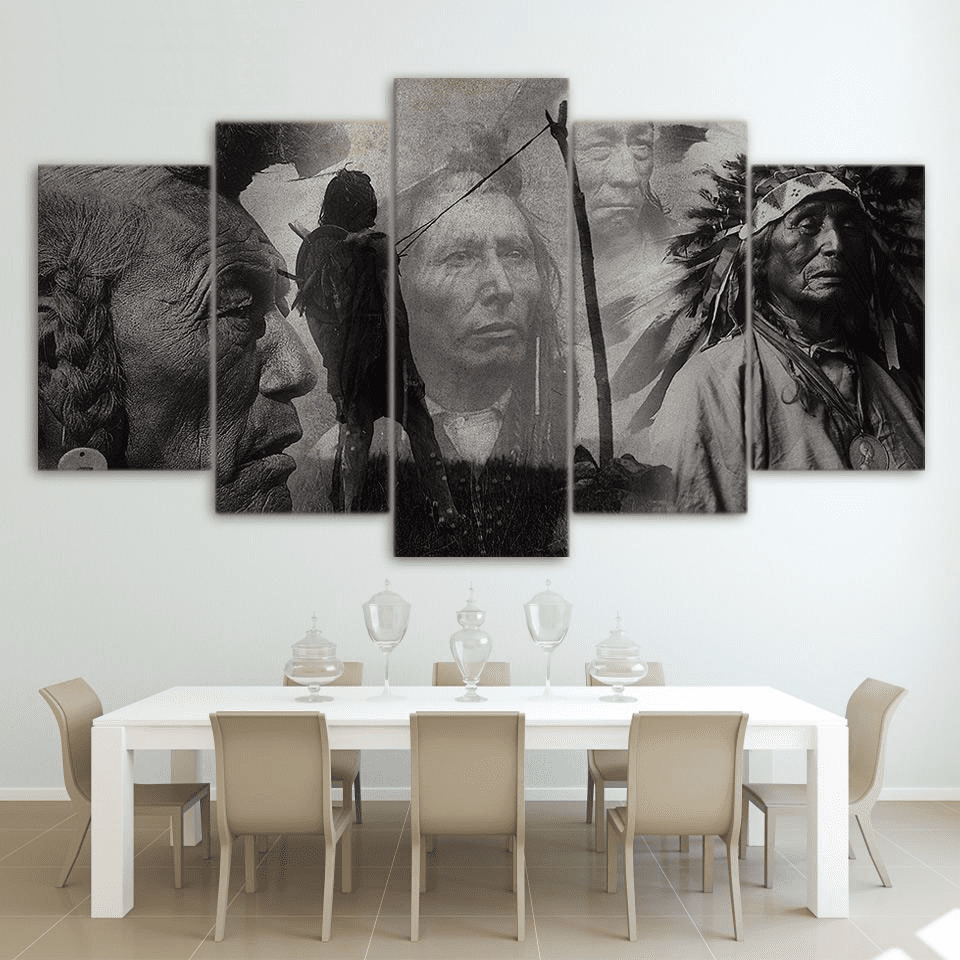 Faces Of History Army Canvas Wall Art