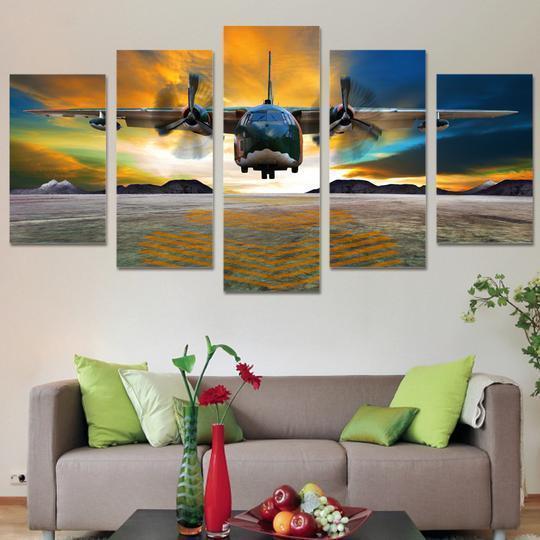 Fairchild C-123 Provider Aircraft Canvas Wall Art
