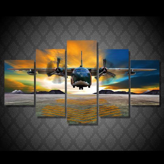 Fairchild C-123 Provider Aircraft Canvas Wall Art