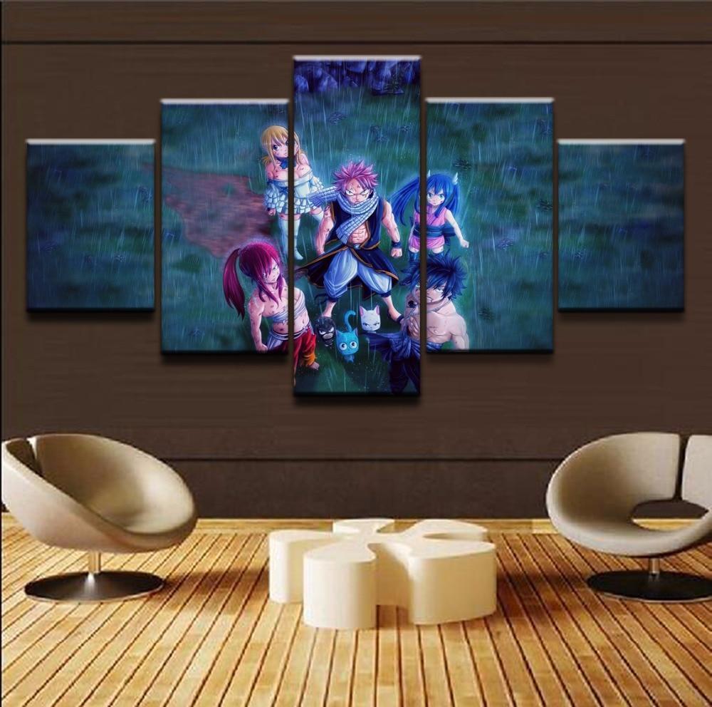 Fairy Tail Characters 1 Anime Canvas Wall Art