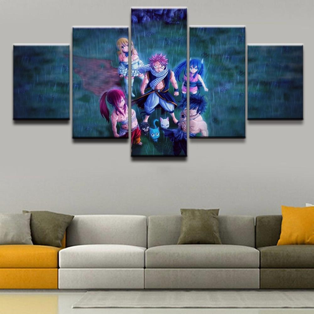 Fairy Tail Characters 1 Anime Canvas Wall Art