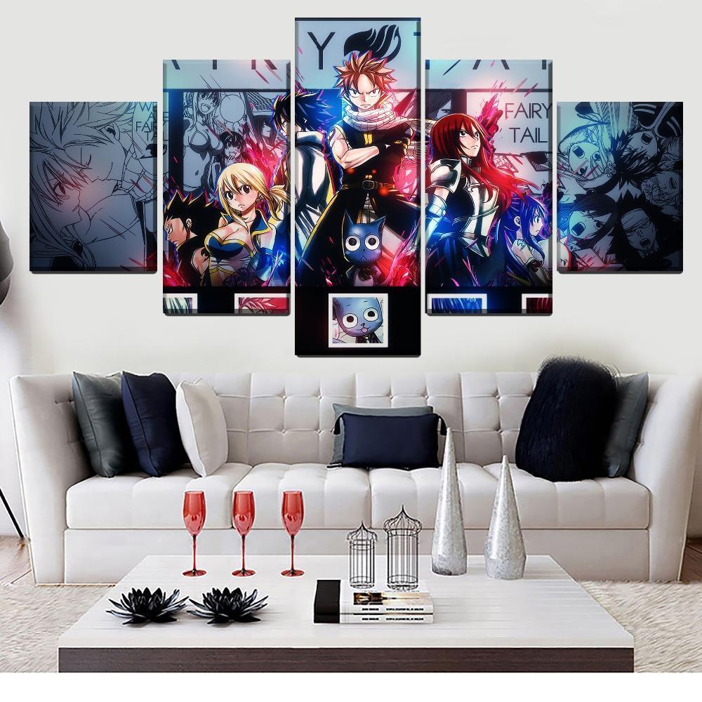 Fairy Tail Characters 7 Anime Canvas Wall Art
