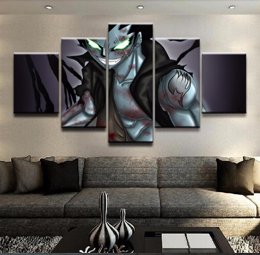 Fairy Tail Gajeel Redfox 3 Anime Canvas Wall Art