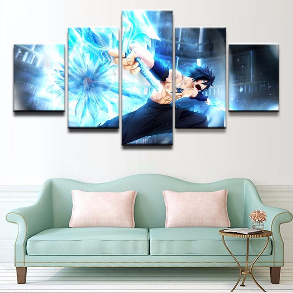 Fairy Tail Gray Fullbuster 1 Anime Canvas Wall Art