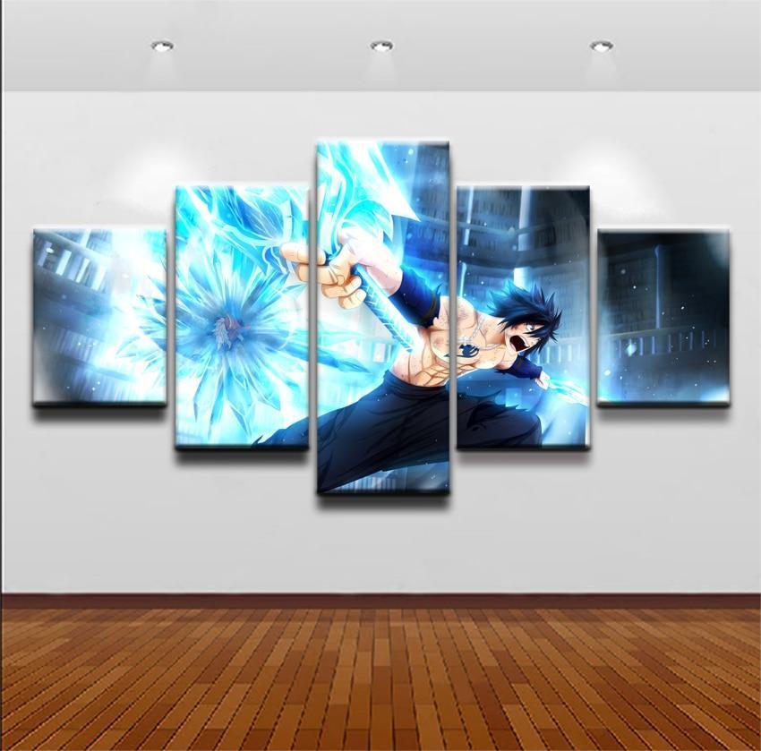 Fairy Tail Gray Fullbuster 1 Anime Canvas Wall Art