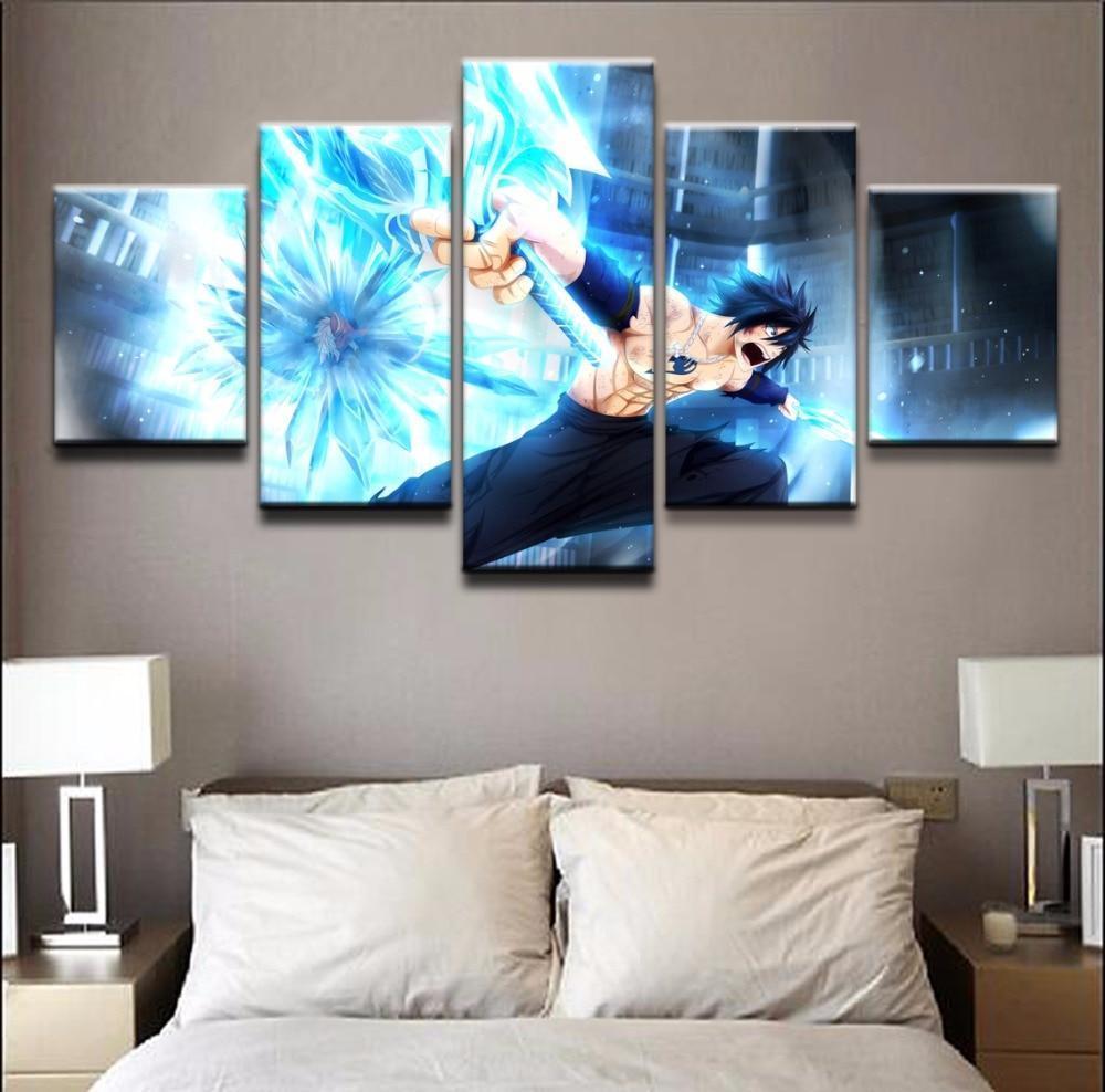 Fairy Tail Gray Fullbuster 1 Anime Canvas Wall Art