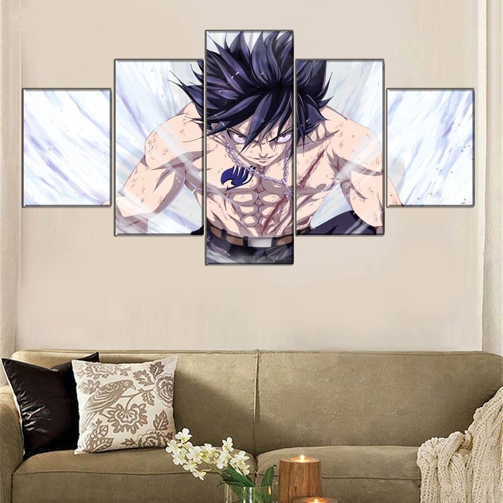 Fairy Tail Gray Fullbuster 2 Anime Canvas Wall Art
