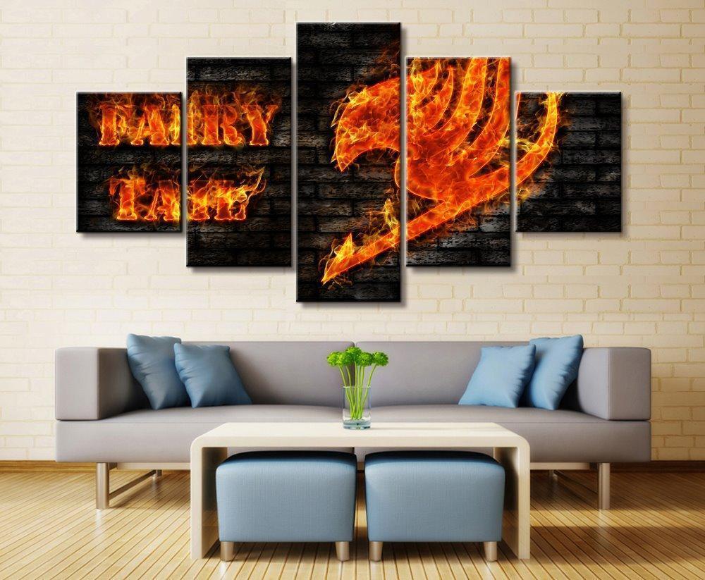 Fairy Tail Logo 2 Anime Canvas Wall Art