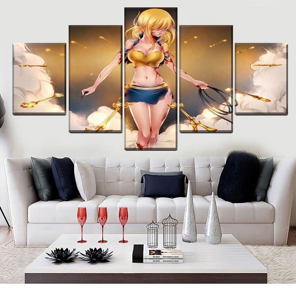 Fairy Tail Lucy Heartfilia 2 Anime Canvas Wall Art