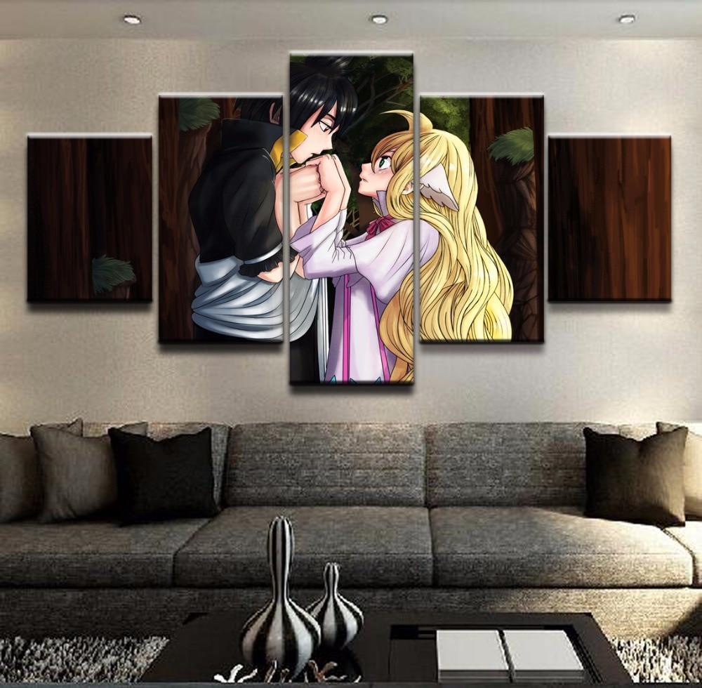 Fairy Tail Mavis Vermilion And Zeref Dragneel 1 Anime Canvas Wall Art