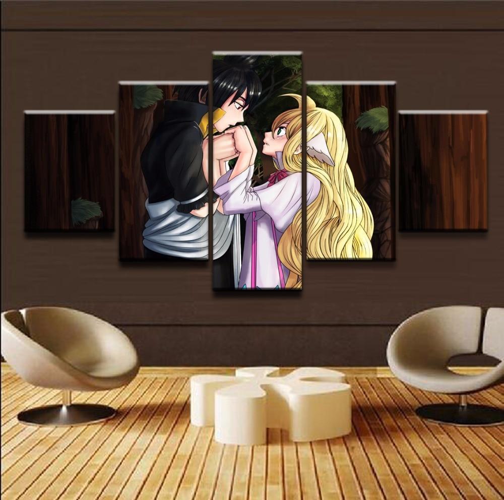 Fairy Tail Mavis Vermilion And Zeref Dragneel 1 Anime Canvas Wall Art