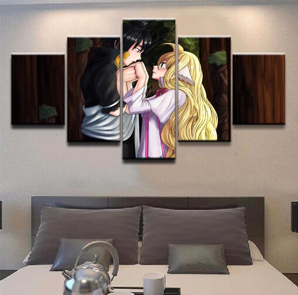 Fairy Tail Mavis Vermilion And Zeref Dragneel 1 Anime Canvas Wall Art